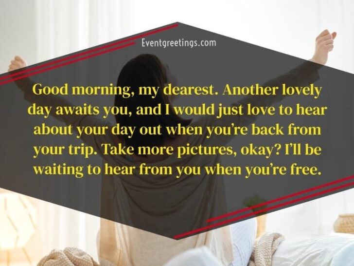 Cute Good Morning Paragraphs For Her To Wake Up Events Greetings