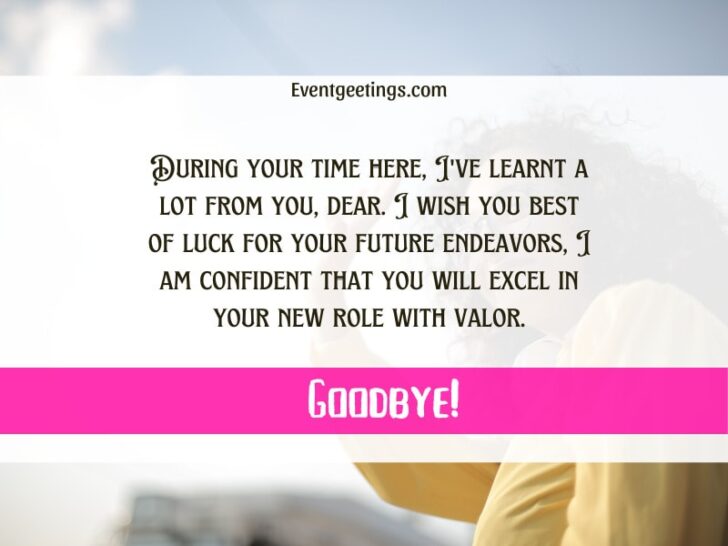 Farewell Messages For Your Employees To Say Goodbye