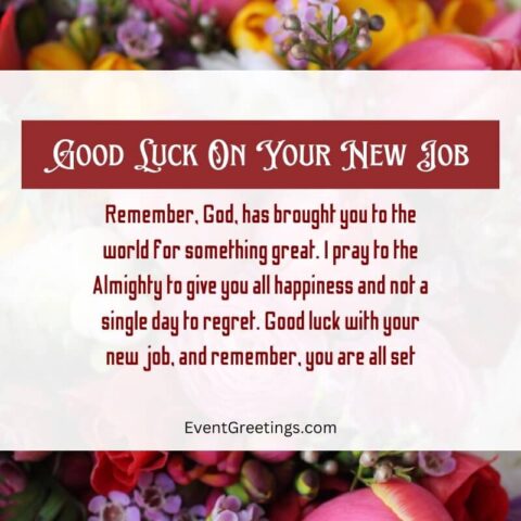 55 Best Good Luck Messages For New Job