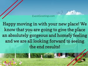 Congratulations On Your New Home- New Home Wishes Events Greetings