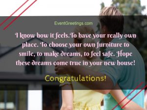 Congratulations On Your New Home- New Home Wishes Events Greetings