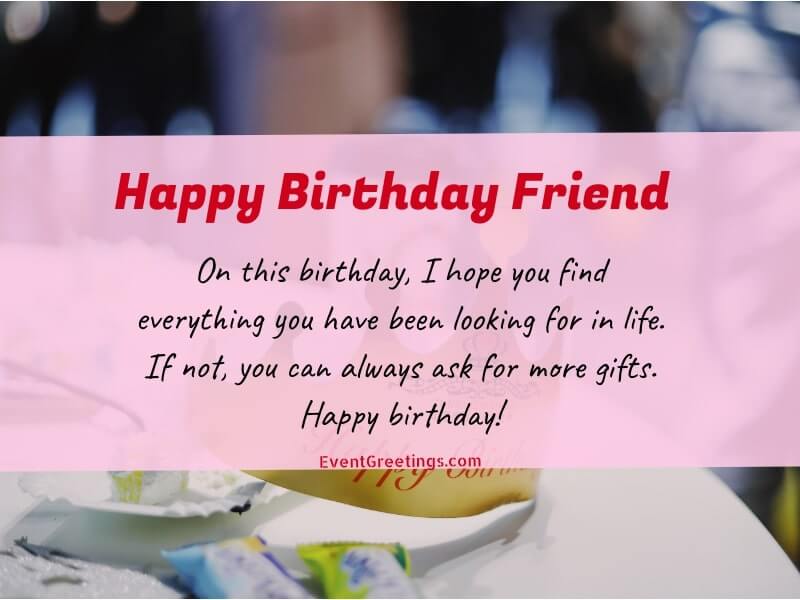 Featured image of post Simple Birthday Message For A Friend