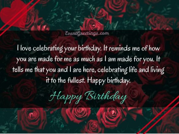 65 Sweet And Cute Birthday Wishes For Wife