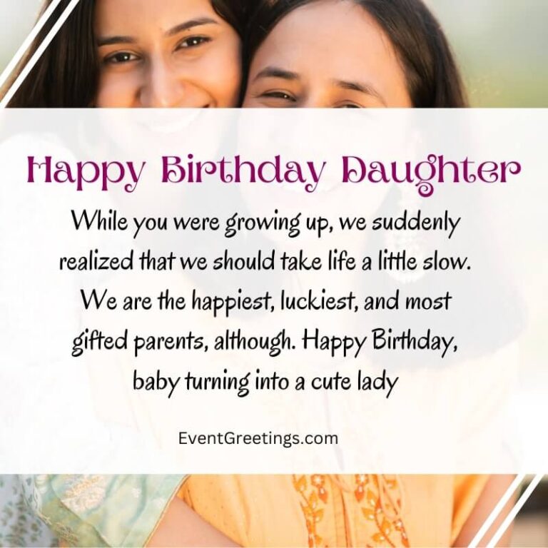 125+ Cutest Happy Birthday Wishes for Daughter