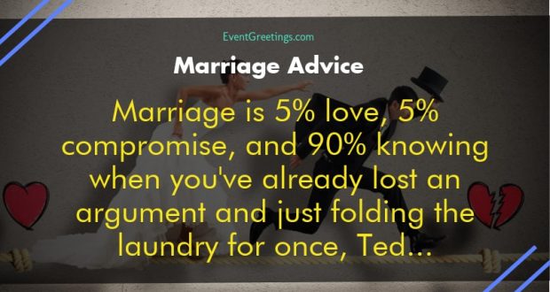 Funniest Marriage Advice and Quotes to Laugh Out Loud – Events Greetings