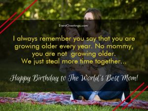 80 Lovely Birthday Wishes for Mom from Daughter