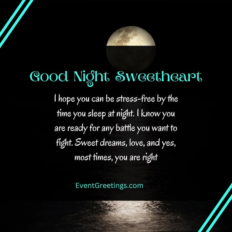 Romantic Good Night Message For Her 1 