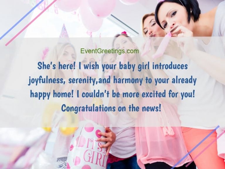 New Baby Girl Wishes, Quotes And Congratulation Messages