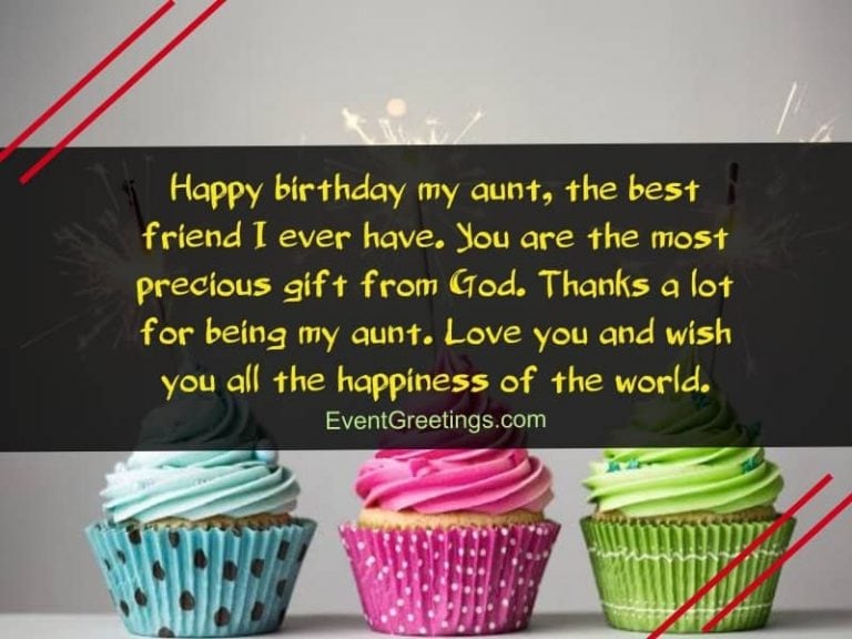 80 Best Happy Birthday Aunt Messages With Images Events Greetings