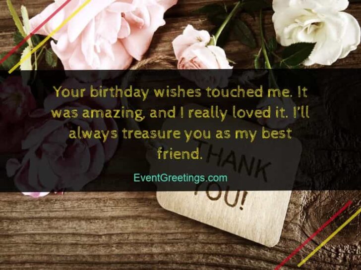 65 Best Thank You Messages for Birthday Wishes - Quotes And Notes