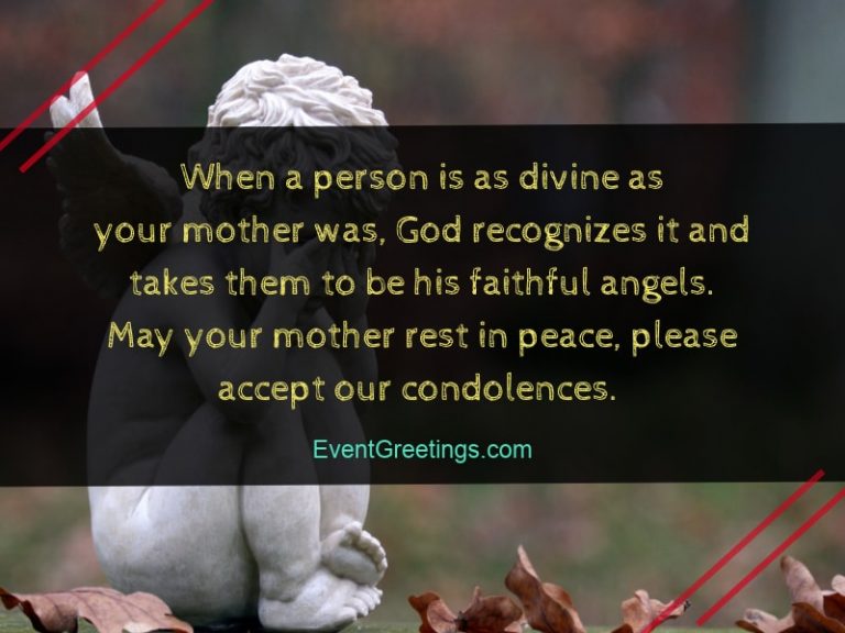 55 Condolence Message On Death Of Mother Sympathy Quotes 
