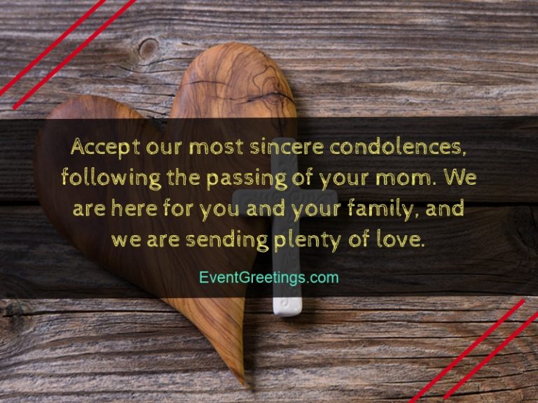 55 Condolence Message On Death Of Mother Sympathy Quotes