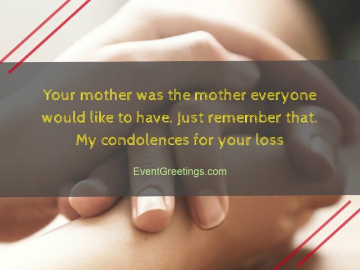 55 Condolence Message On Death of Mother - Sympathy Quotes