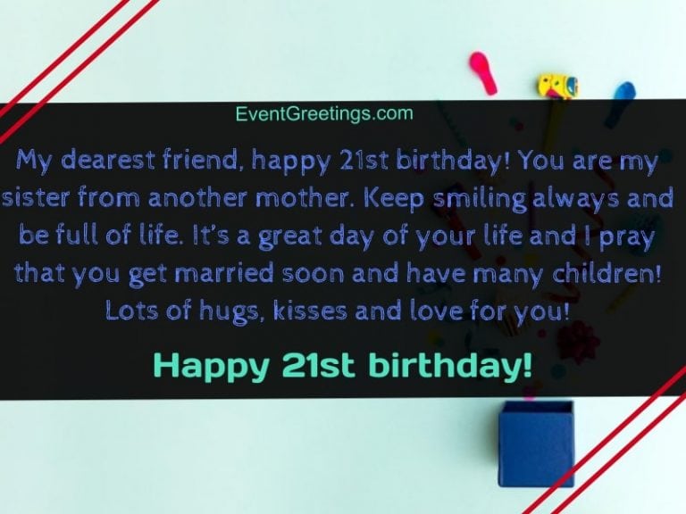 Happy 21st Birthday - Quotes and Wishes With Love