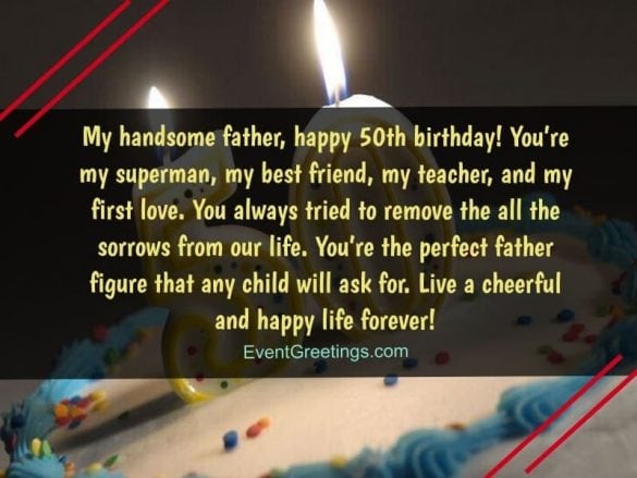 70 Amazing 50th Birthday Wishes And Messages With Love