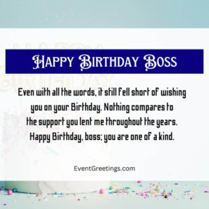 60 Unique Happy Birthday Wishes for Boss and Mentor