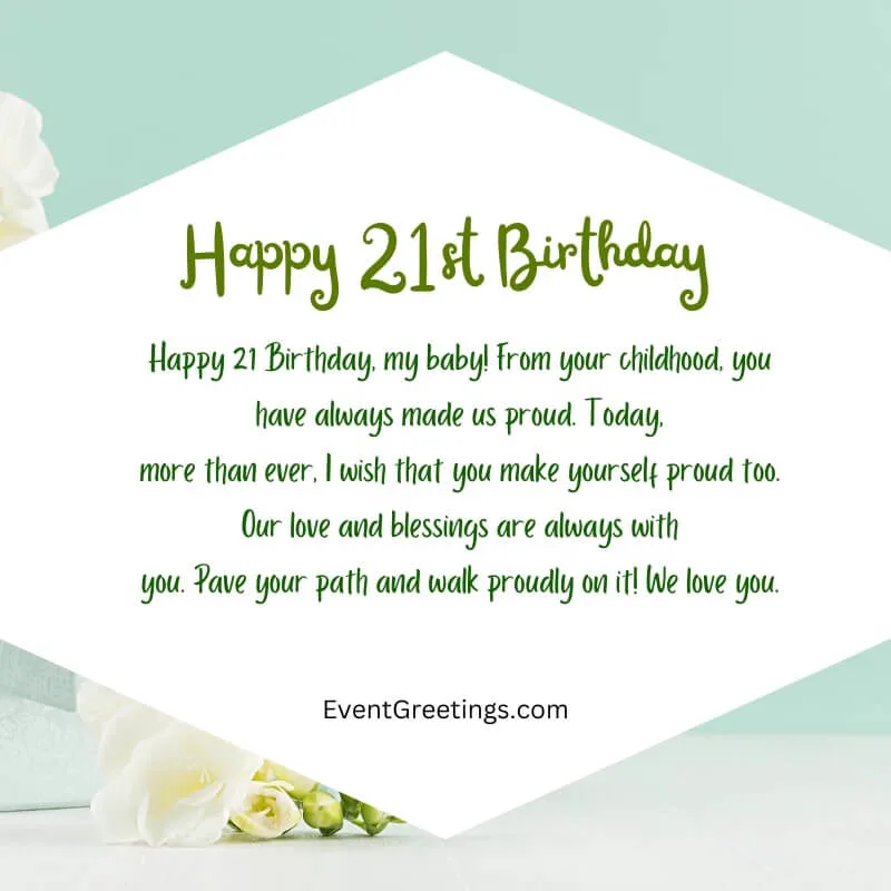 birthday wishes for boys 21st birthday