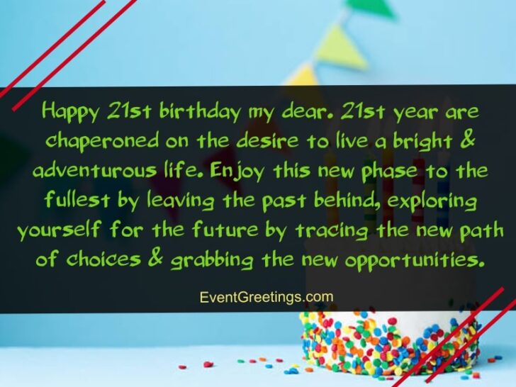 Happy 21st Birthday - Quotes and Wishes With Love