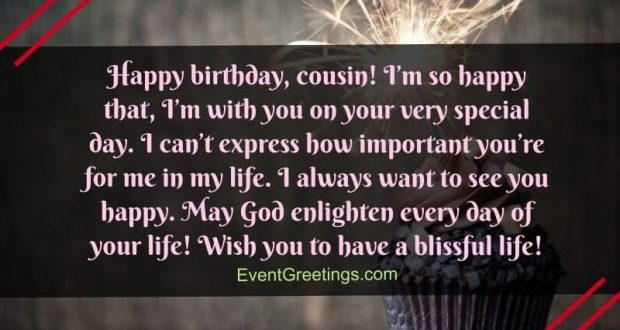 60 Fabulous Birthday Wishes for Cousin To Rigid The Bond – Events Greetings