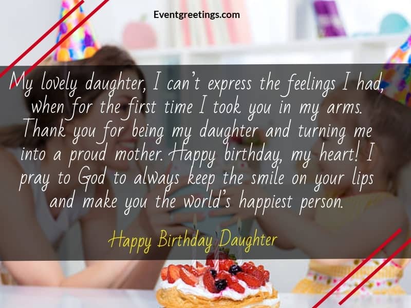 50 Wonderful Birthday Wishes For Daughter From Mom 