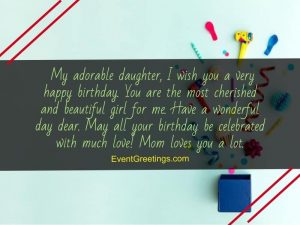 50 Wonderful Birthday Wishes For Daughter From Mom