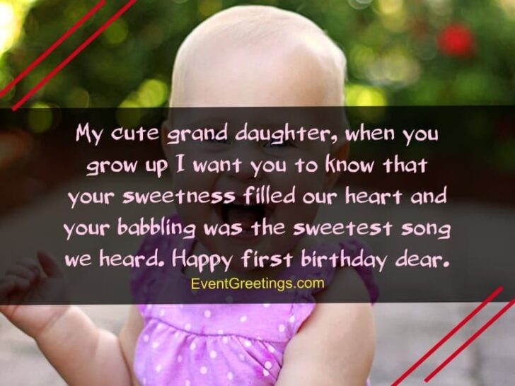 55 Happy Birthday Wishes for Granddaughter – Events Greetings