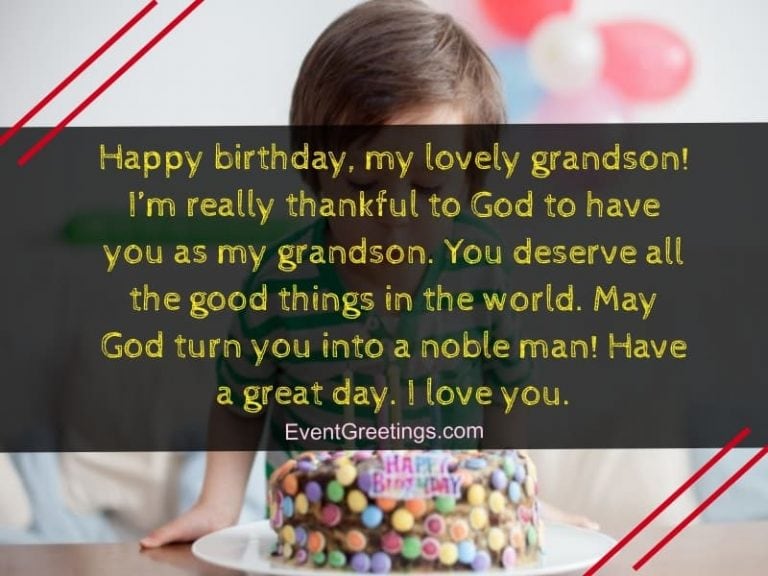 50 Special Birthday Wishes For Grandson With Blessings