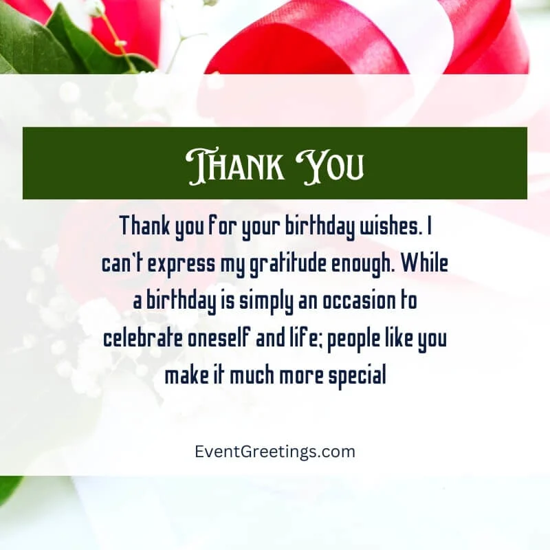 65 Best Thank You Messages For Birthday Wishes Quotes And 54% OFF