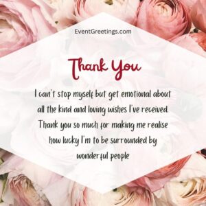 65 Best Thank You Messages for Birthday Wishes - Quotes And Notes