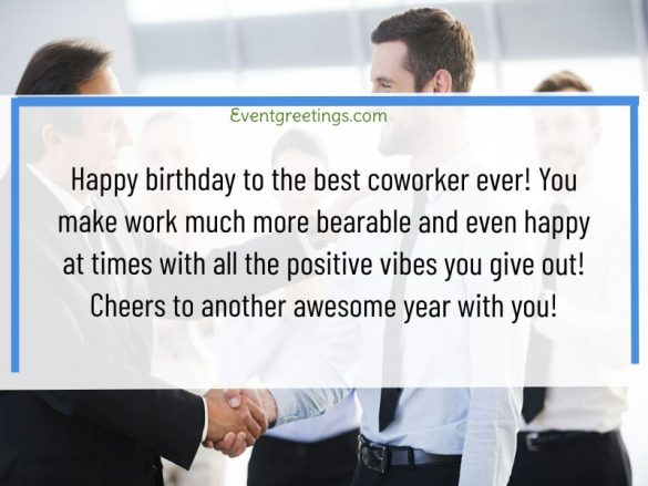 80 Touching Birthday Wishes And Messages For Coworker