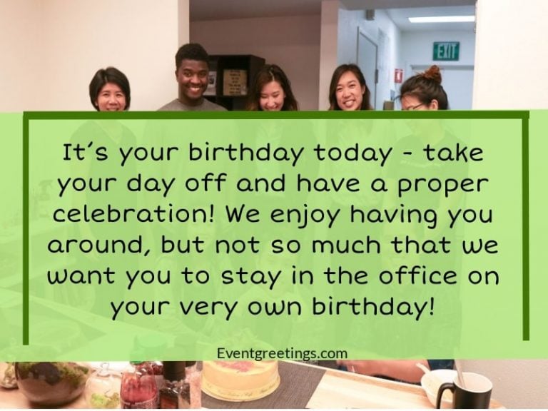 80 Touching Birthday Wishes And Messages For Coworker