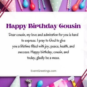 85 Fabulous Birthday Wishes for Cousin To Rigid The Bond