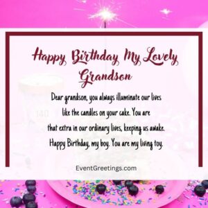 50 Special Birthday Wishes For Grandson With Blessings