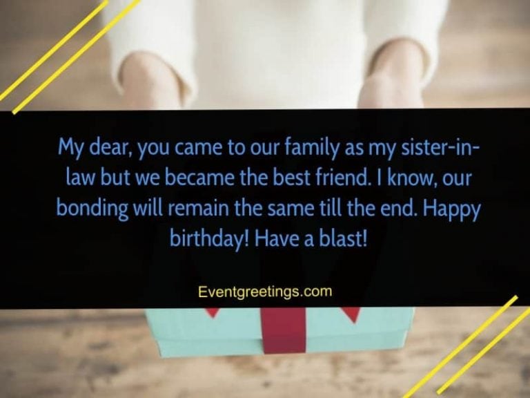 60 Best Birthday Wishes for Sister In Law To Express Unconditional Love