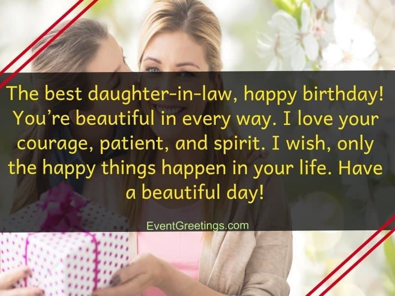 50 Sweet Happy Birthday Daughter In Law Quotes And Wishes