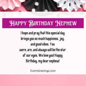 85 Exclusive Happy Birthday Nephew Wishes And Quotes With Blessings