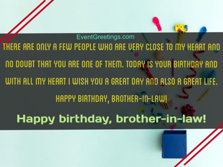 60 Best Happy Birthday Brother In Law Wishes And Quotes