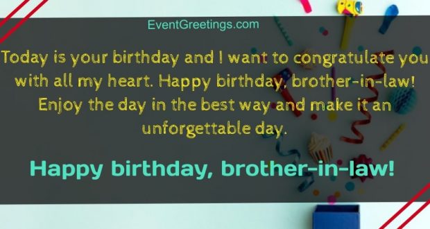 60 Best Happy Birthday Brother In Law Wishes And Quotes Events Greetings