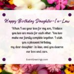 65 Sweet Birthday Wishes For Daughter In Law