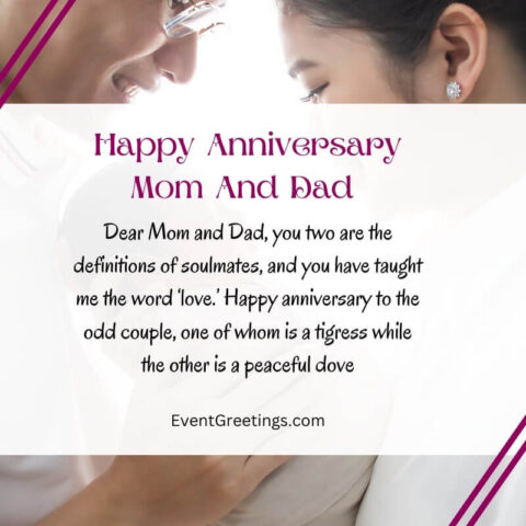 40 Amazing Happy Anniversary Mom And Dad Quotes And Wishes