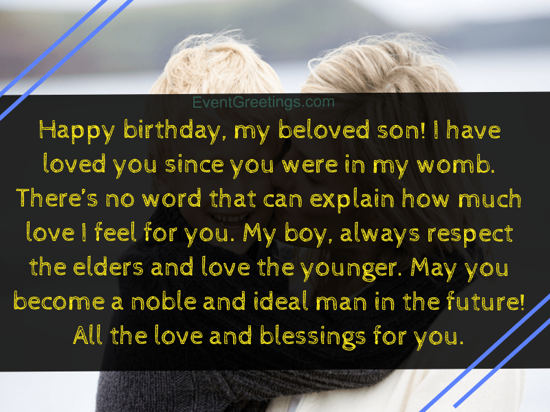 40 Best Happy Birthday Son From Mom Quotes With Unconditional Love