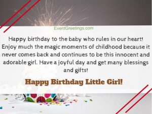 35 Cute Happy Birthday Little Girl Wishes To Make Her Special