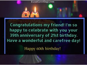 55 Happy 60th Birthday Wishes And Quotes For Special People