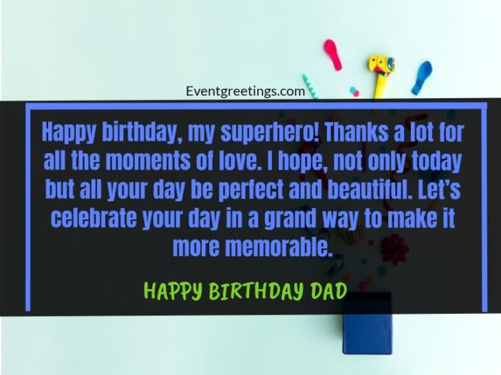 88 Best Birthday Wishes For Dad From Son Or Daughter