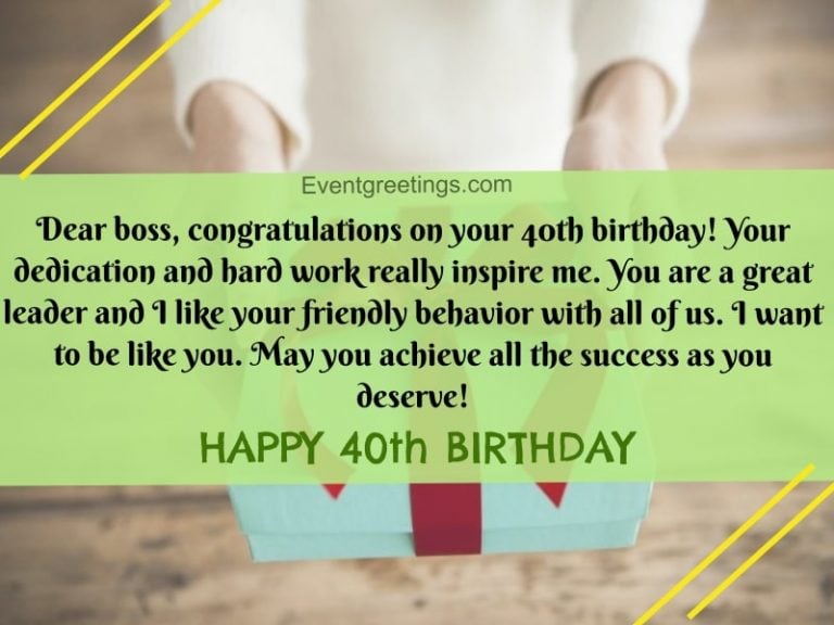 40 Extraordinary Happy 40th Birthday Quotes And Wishes