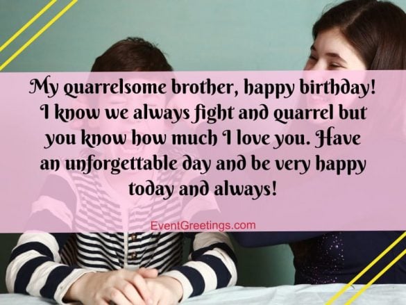 30 Best Birthday Message For Brother From Sister To Strong Siblings Bond