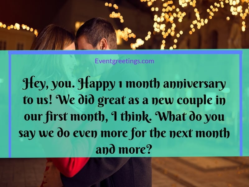 happy 1 month wedding anniversary