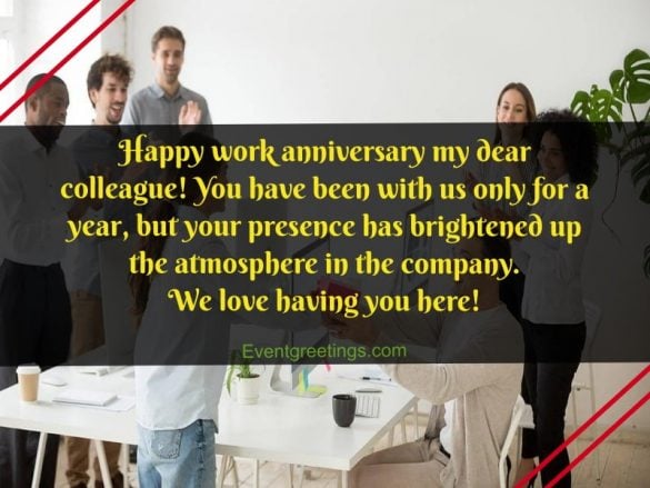 55 Best Work Anniversary Wishes And Messages