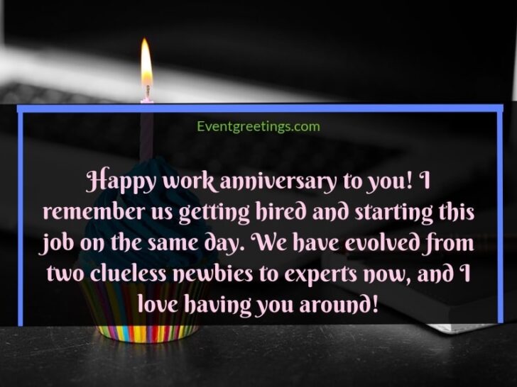 55 Best Work Anniversary Wishes And Messages