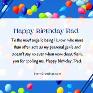 88 Best Birthday Wishes For Dad From Son Or Daughter